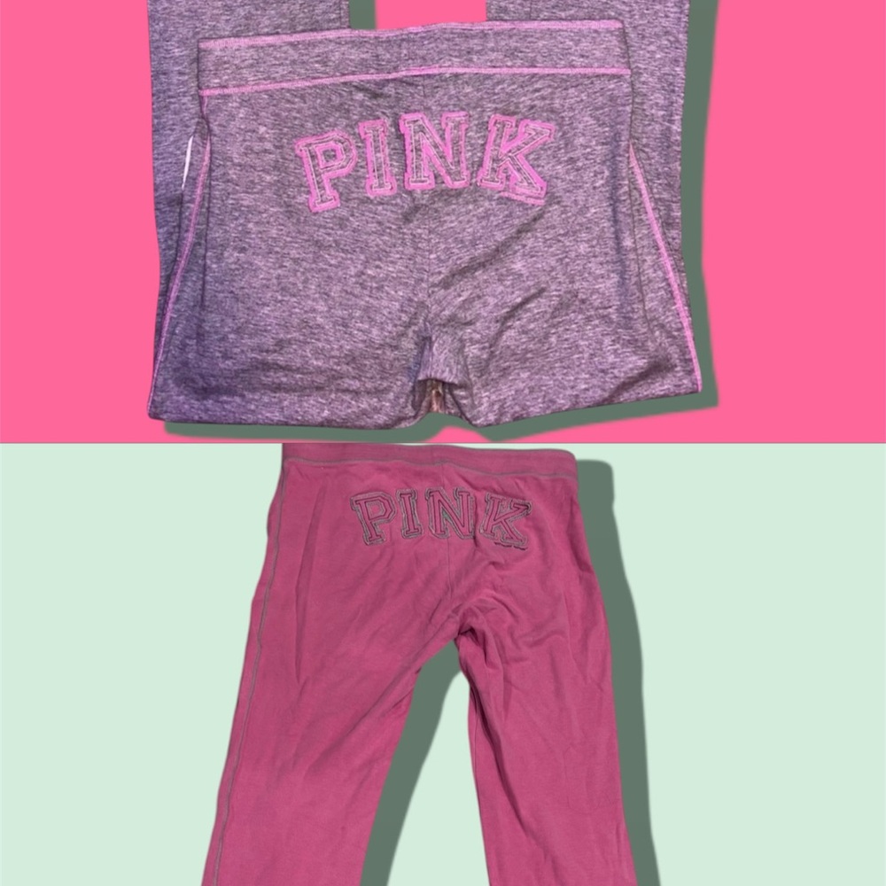 Victoria's Secret Pink and Gray Lounge Pants